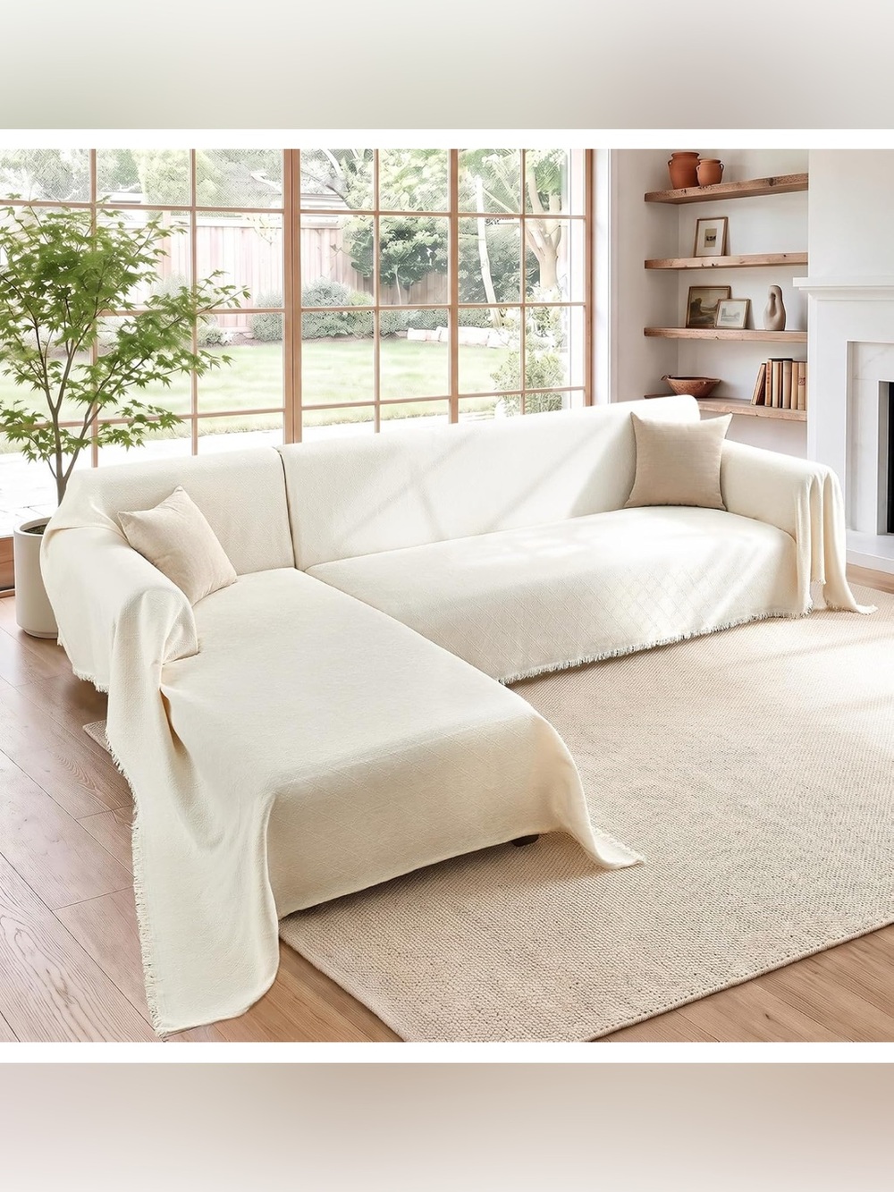 L-Shaped Couch Sectional Cover